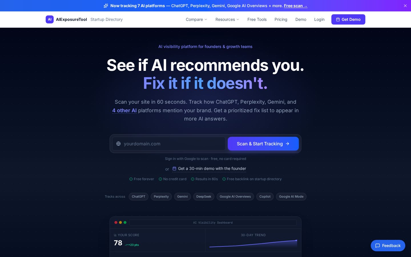 AI Exposure Tool Homepage