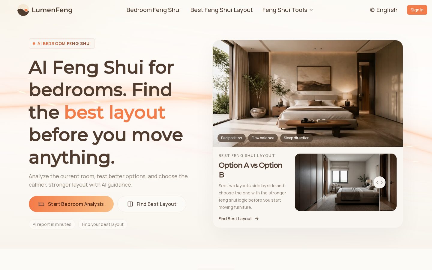 AI Feng Shui Planner Homepage