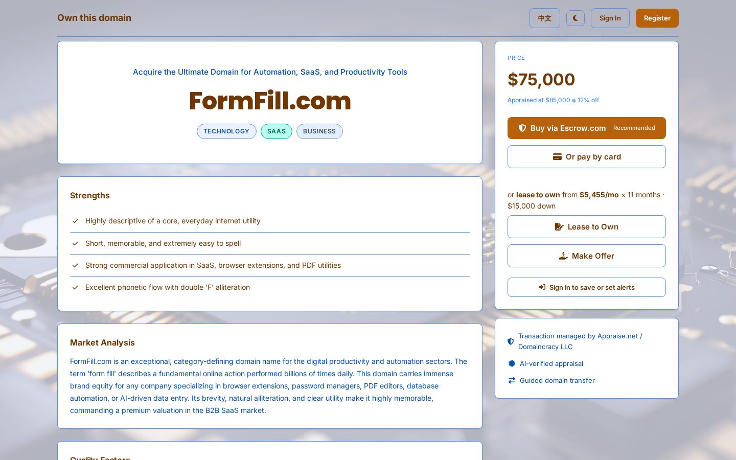 AI Form Fill Homepage