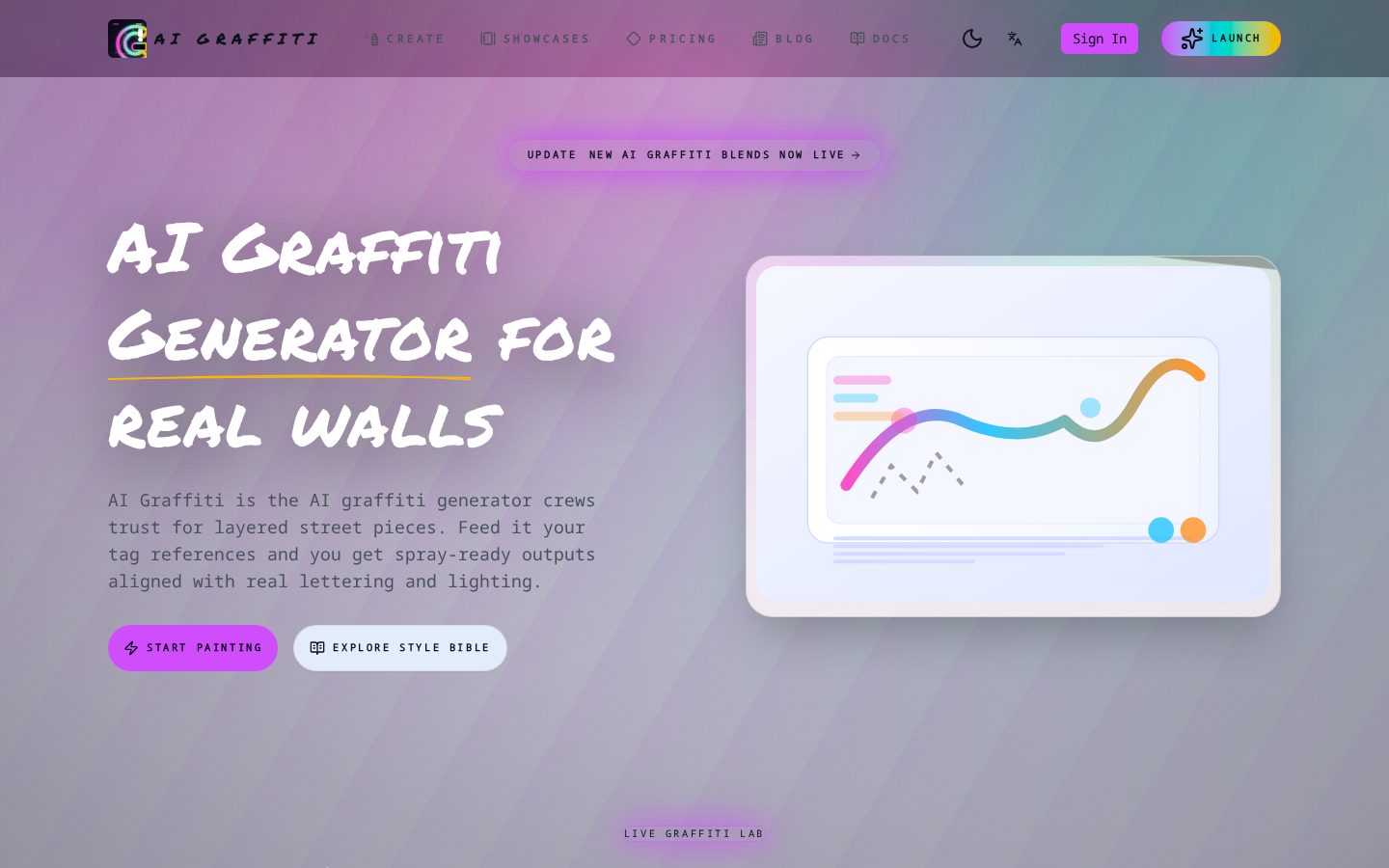 Ai Graffiti Homepage