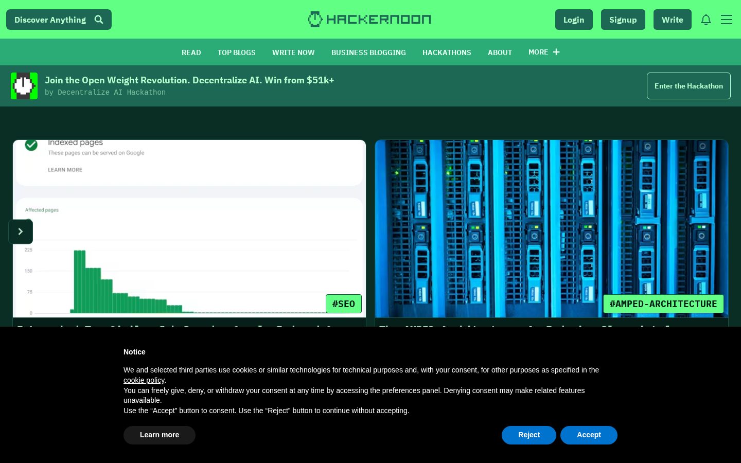 AI Grants & Credit Search by HackerNoon Homepage