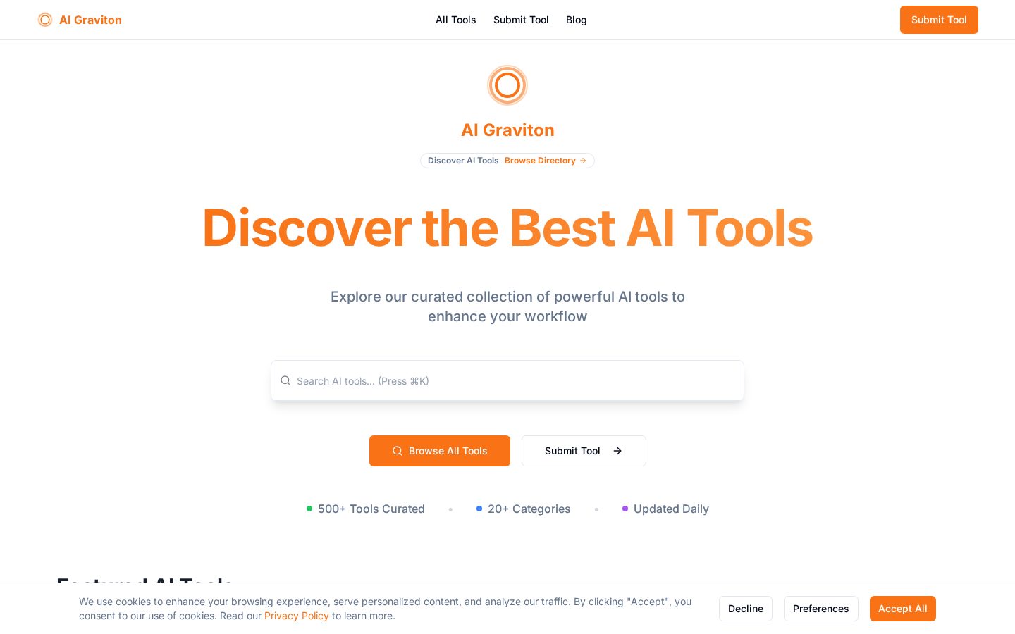 AI Graviton Homepage