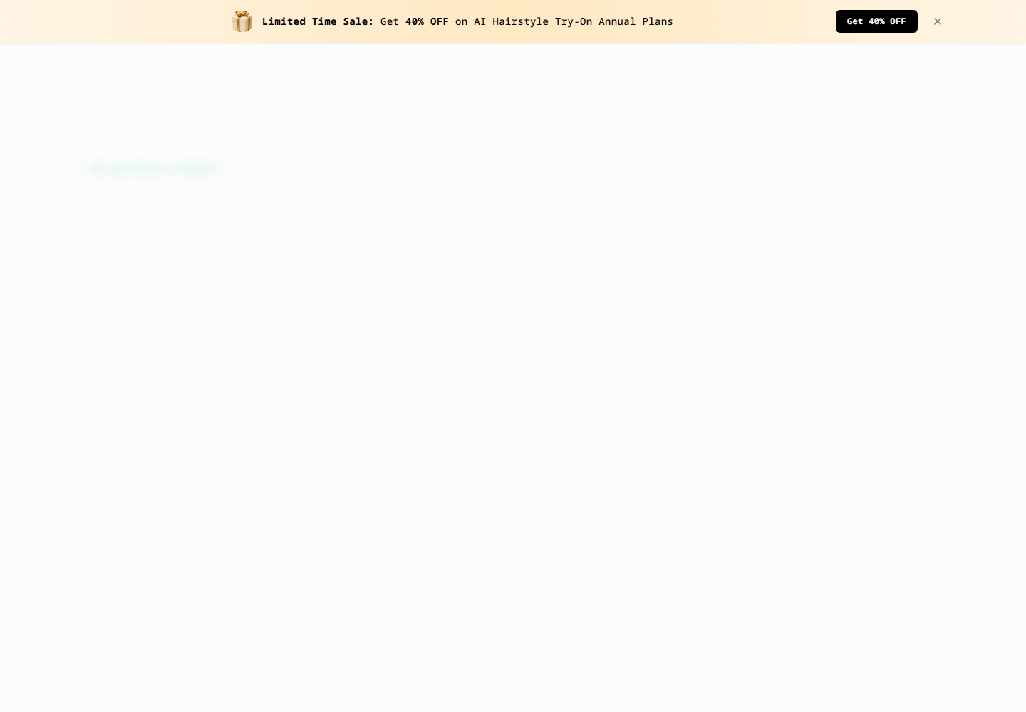 AI Hairstyle Changer homepage