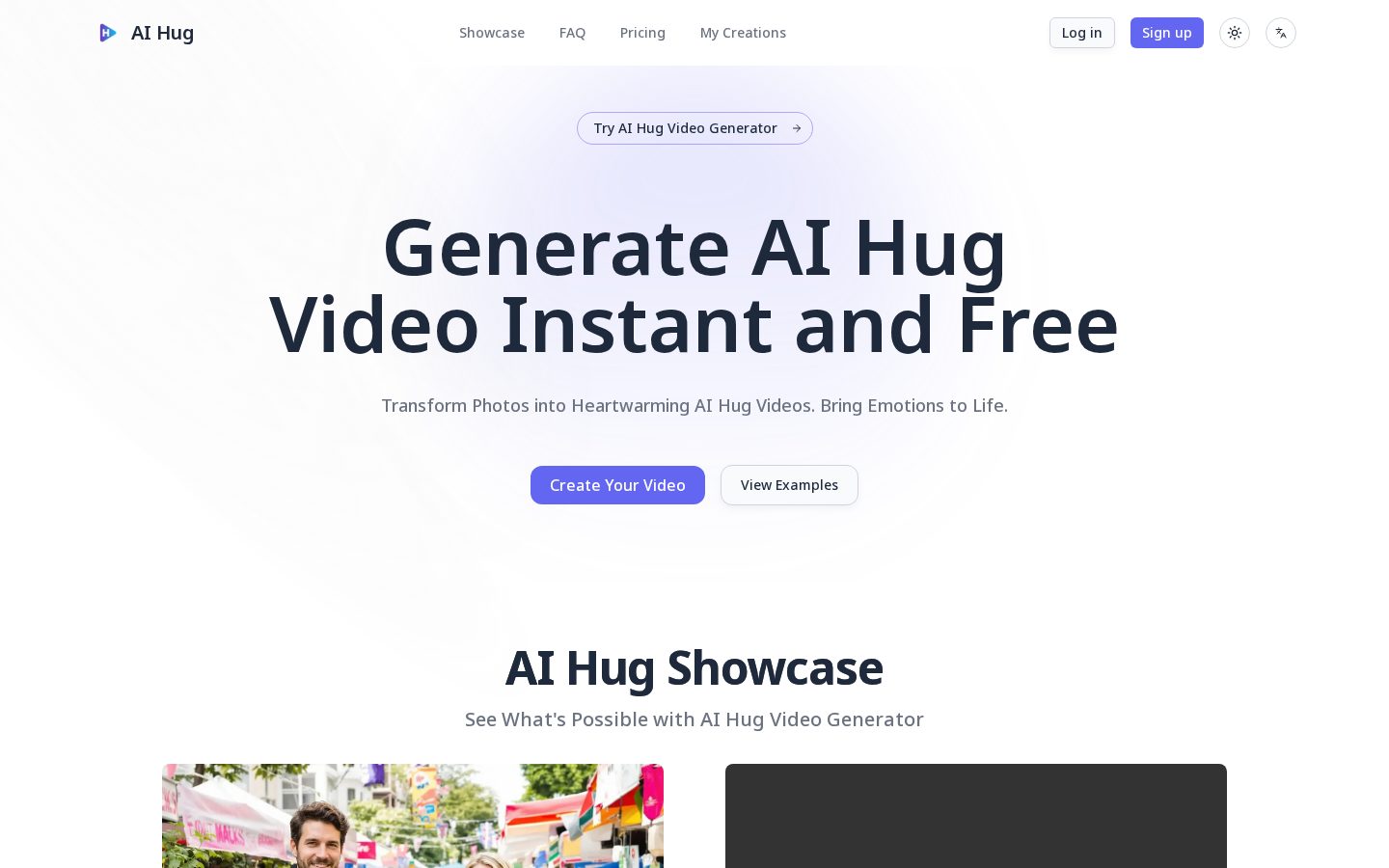AI Hug Homepage