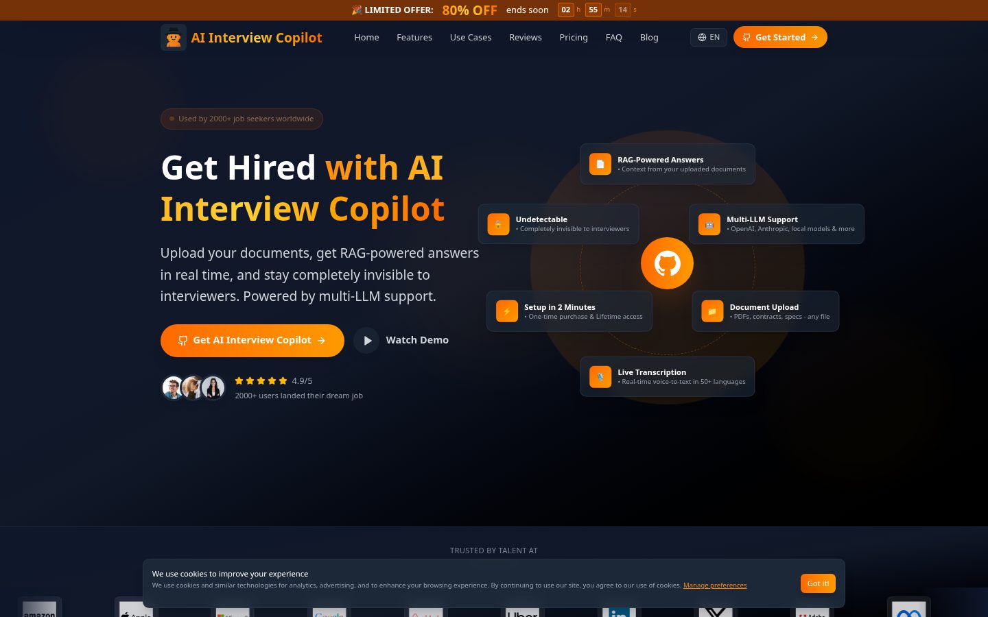 AI Interview Copilot (Private Repo) Homepage