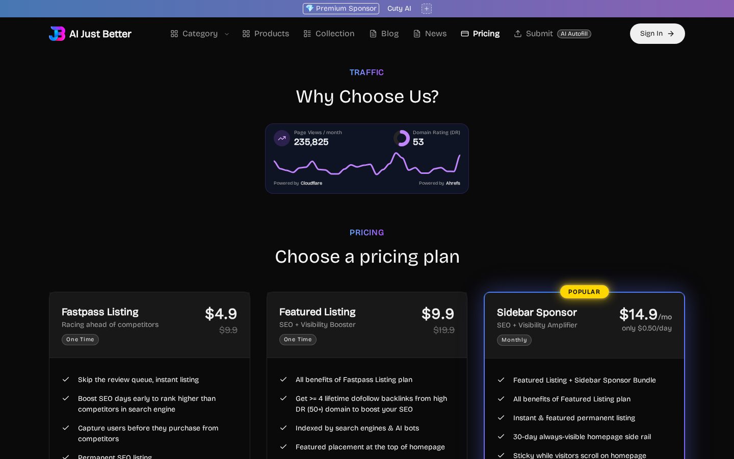 AI Just Better Pricing