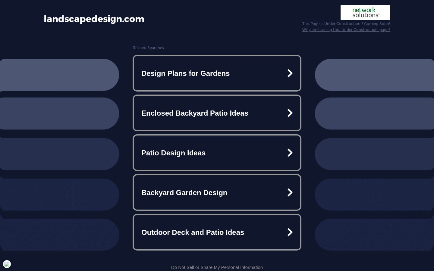AI Landscape Design Homepage