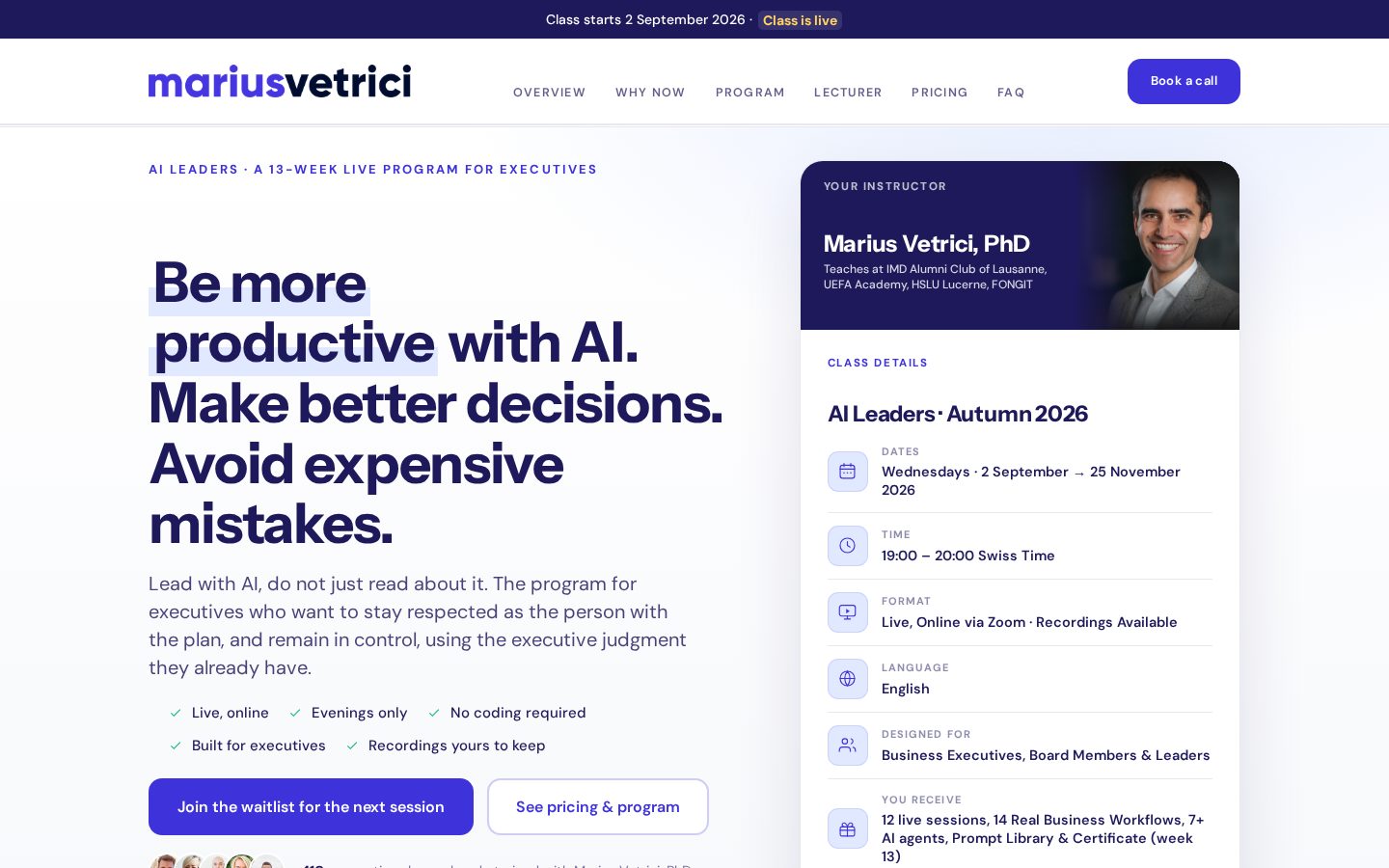 AI Leaders Homepage