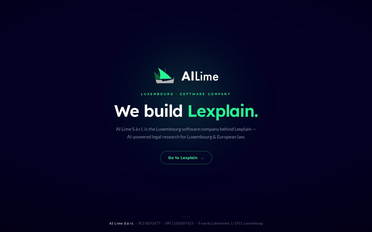 AI Lime Homepage