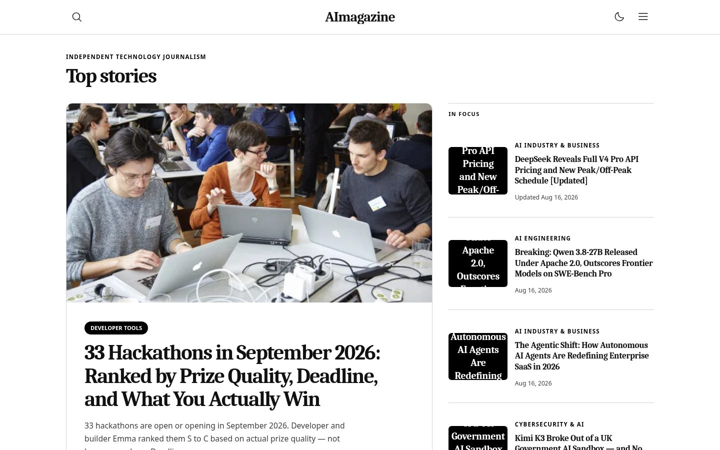 AI Magazine Homepage