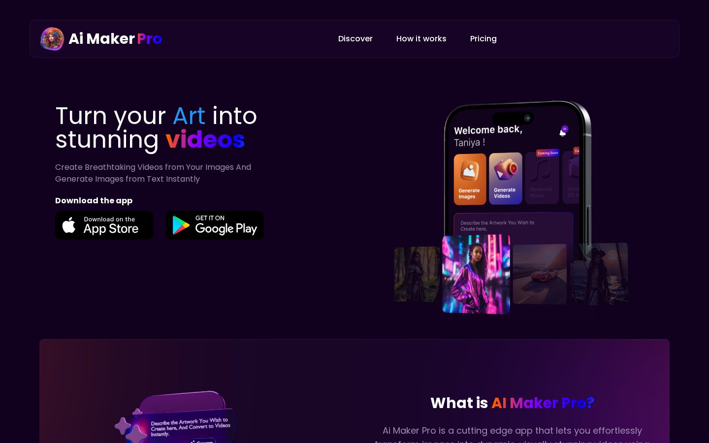 AI Maker Pro Homepage
