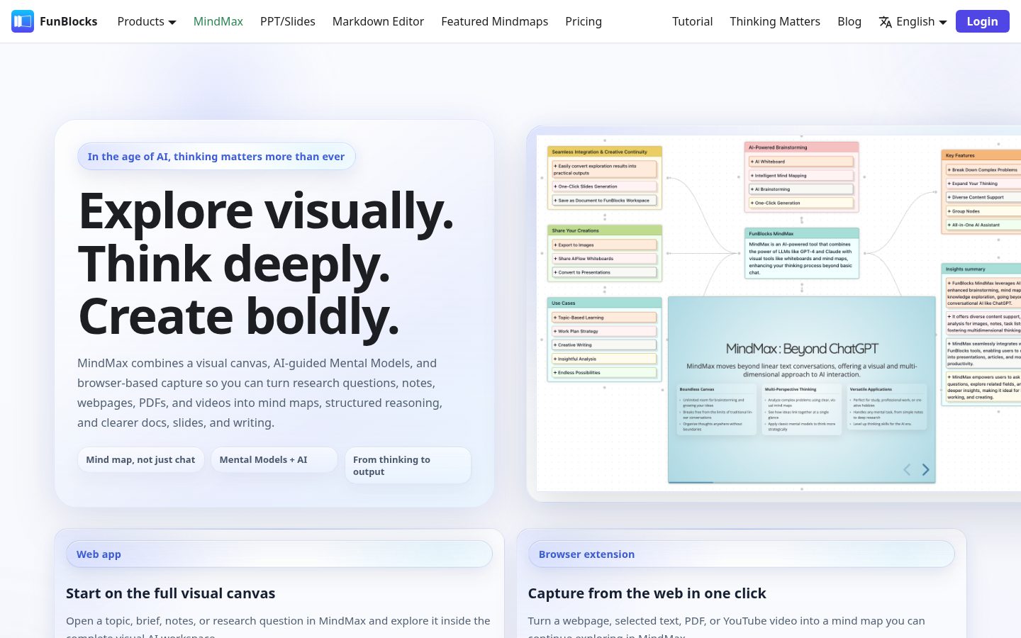 AI Mindmap Extension Homepage
