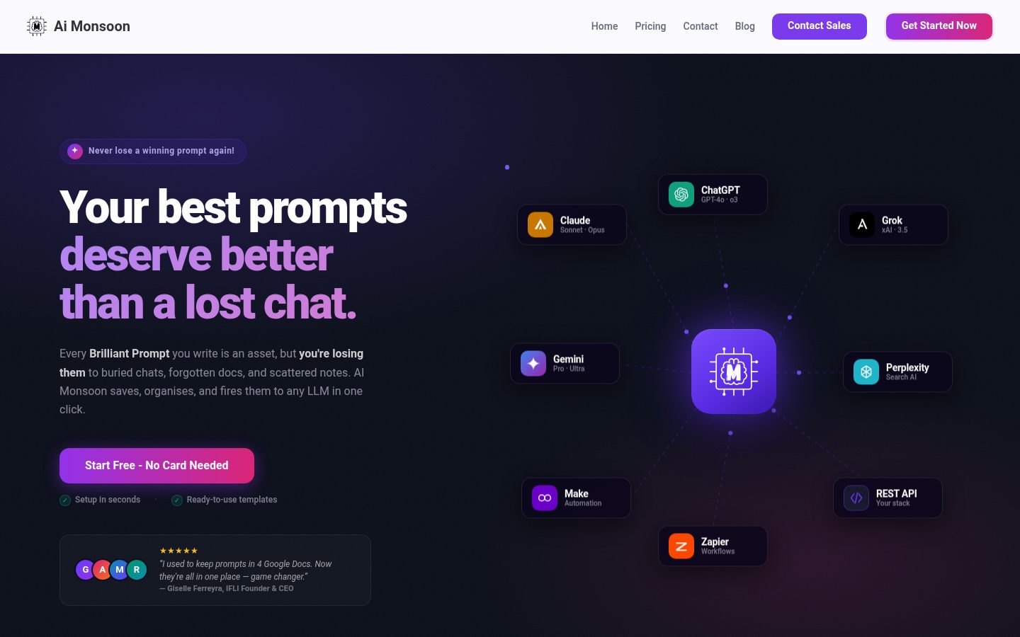 AI Monsoon Homepage