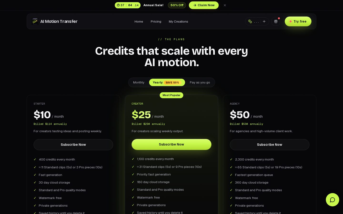 AI Motioin Transfer Pricing