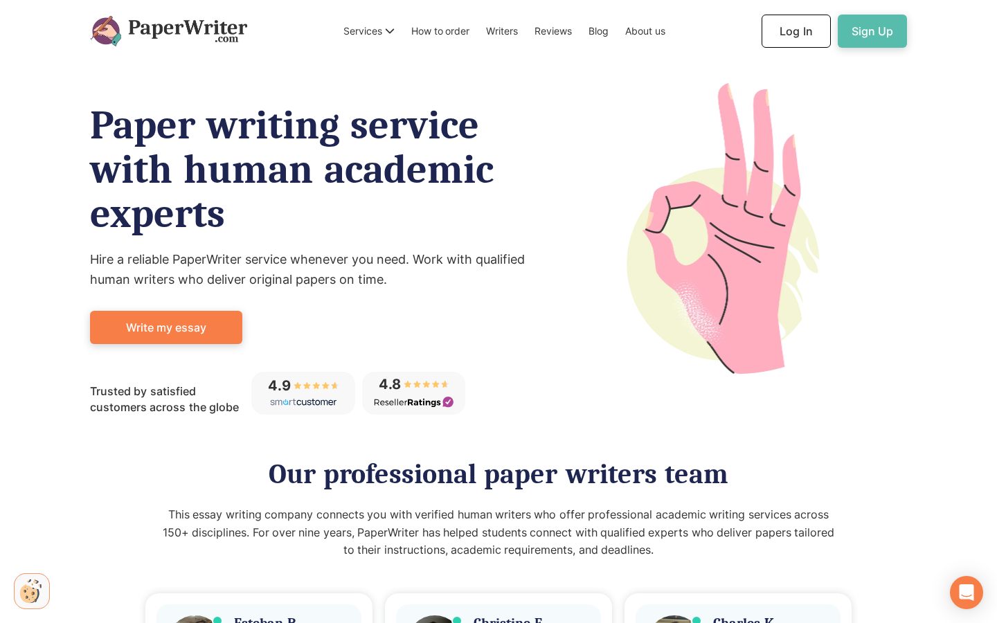 AI Paper Writer Homepage