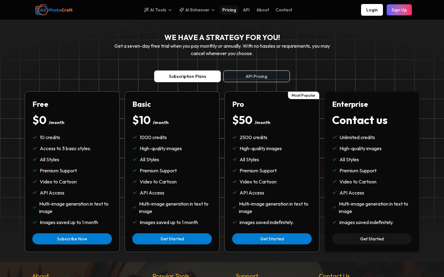 Ai Photo Craft Pricing