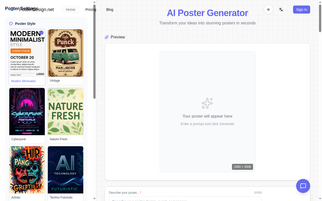 Homepage