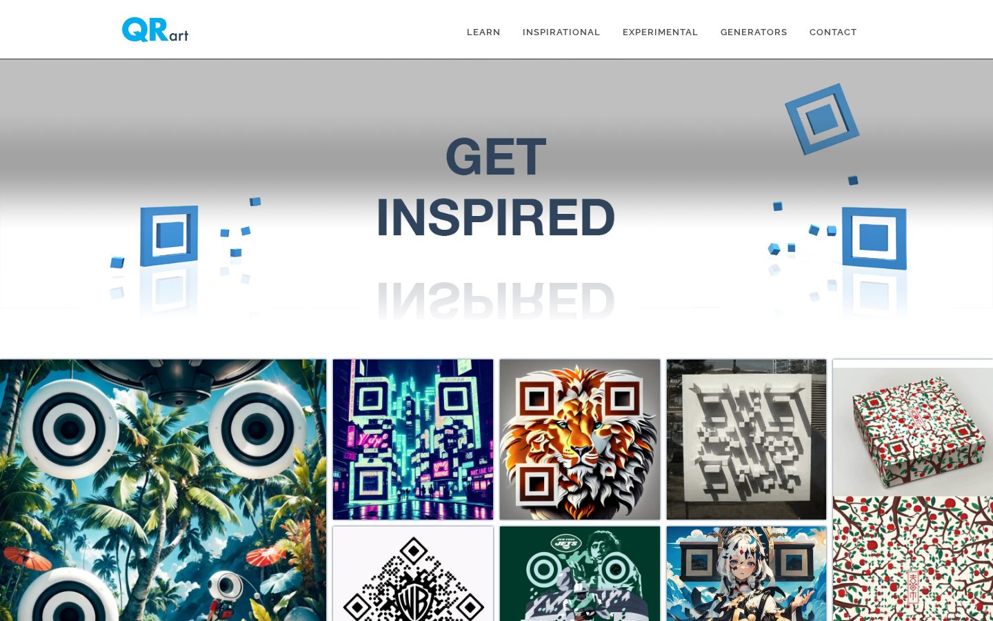 AI QR Art Homepage