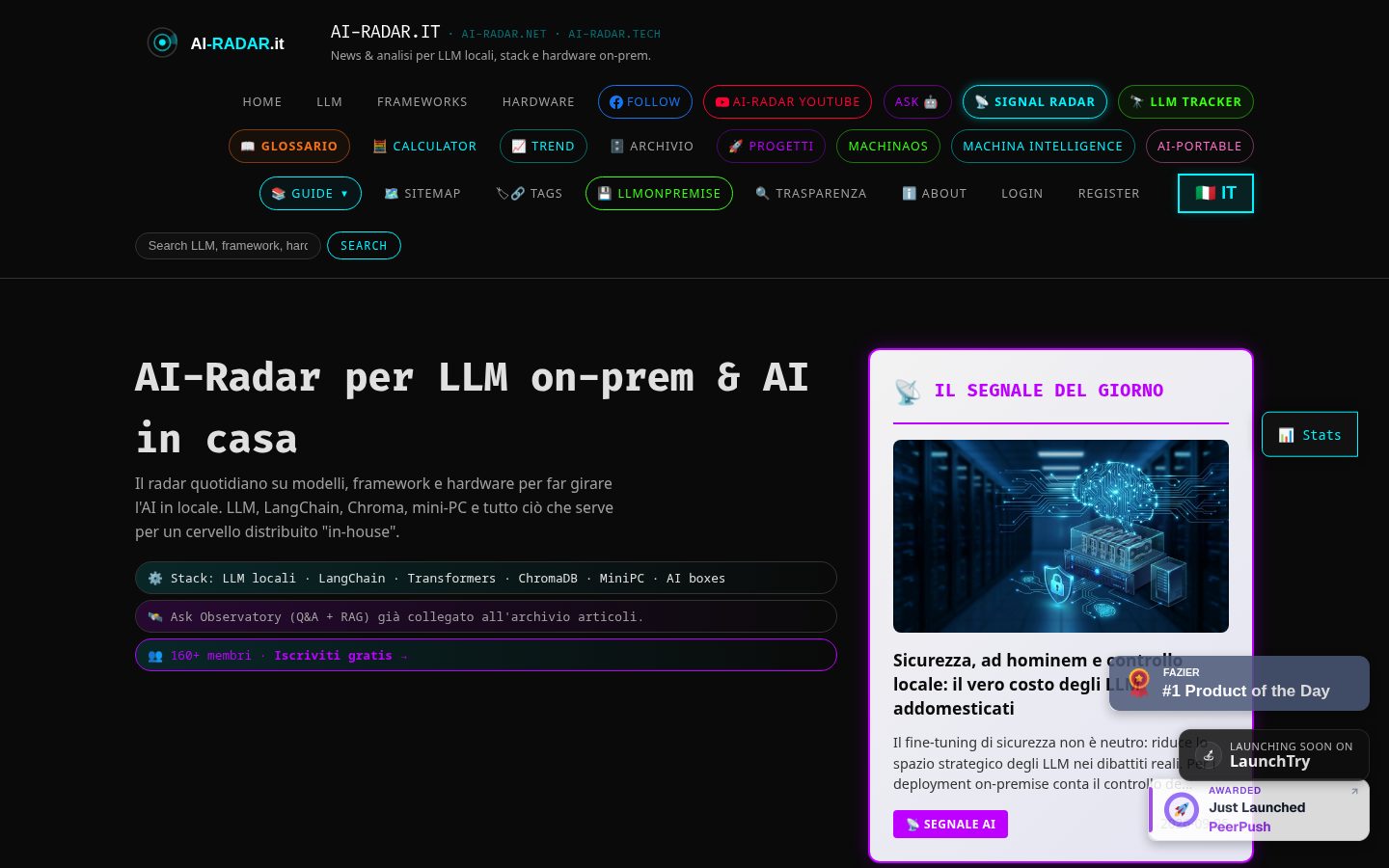AI-RADAR Homepage