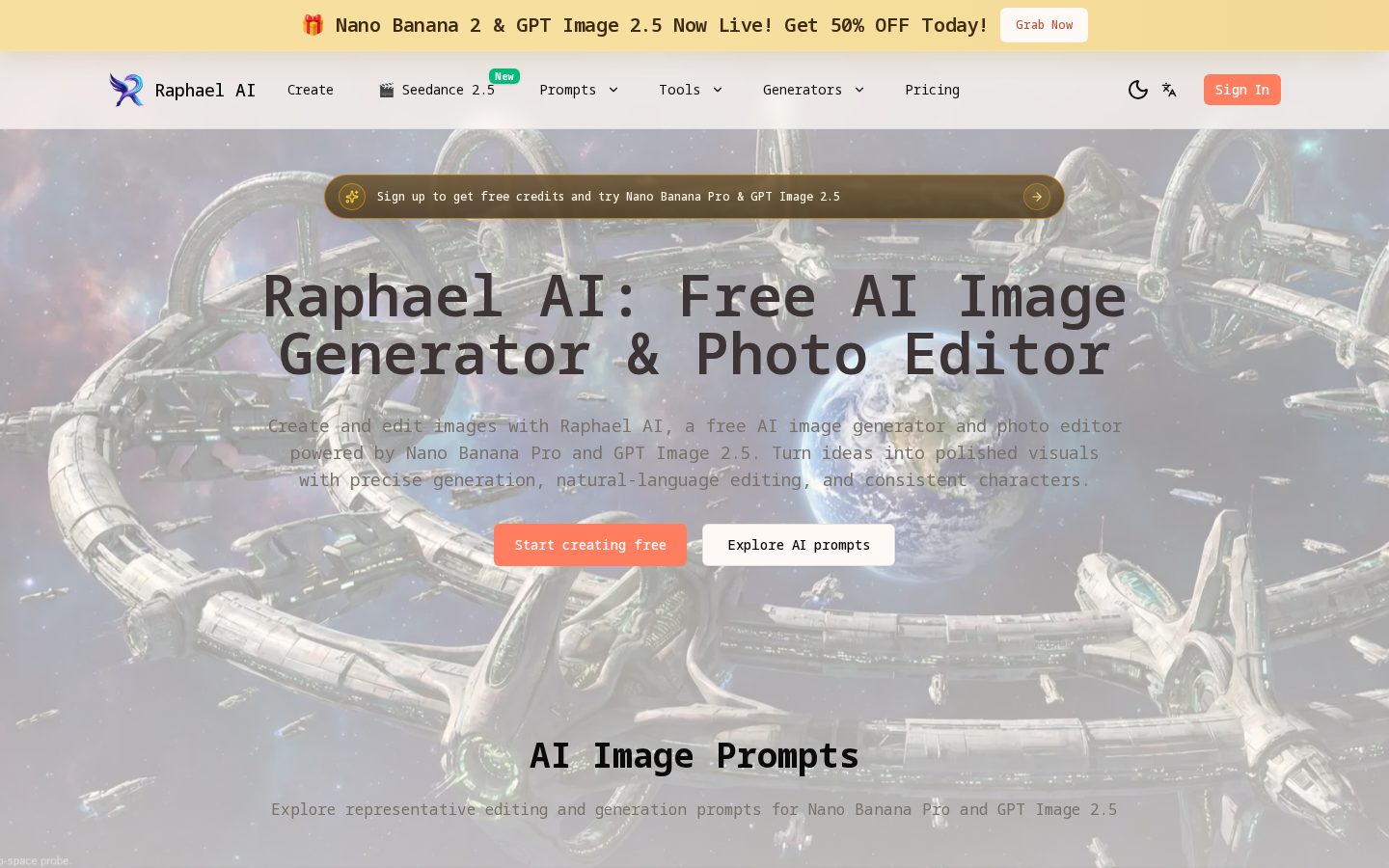 AI Raphael Homepage