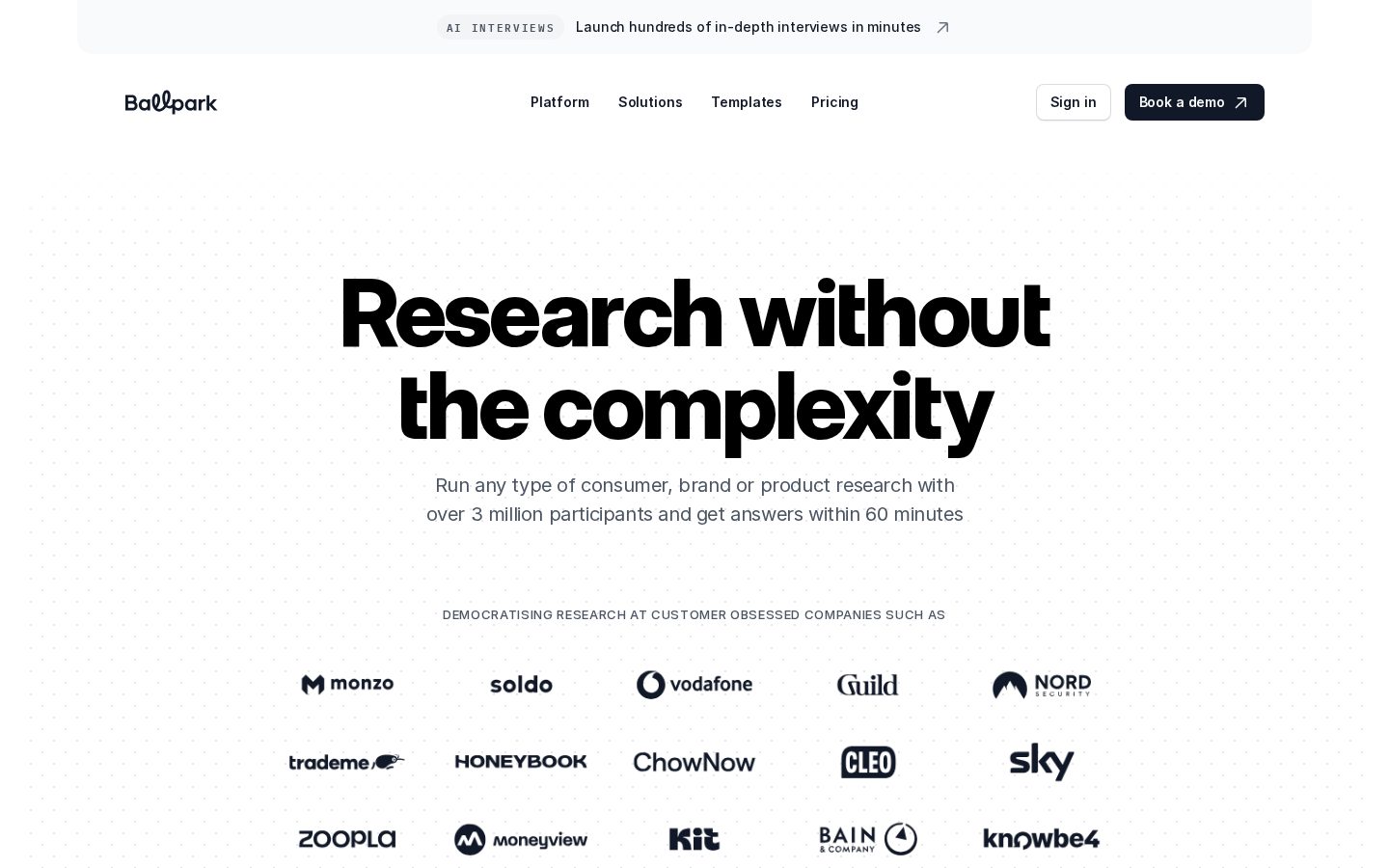 AI research creator Homepage