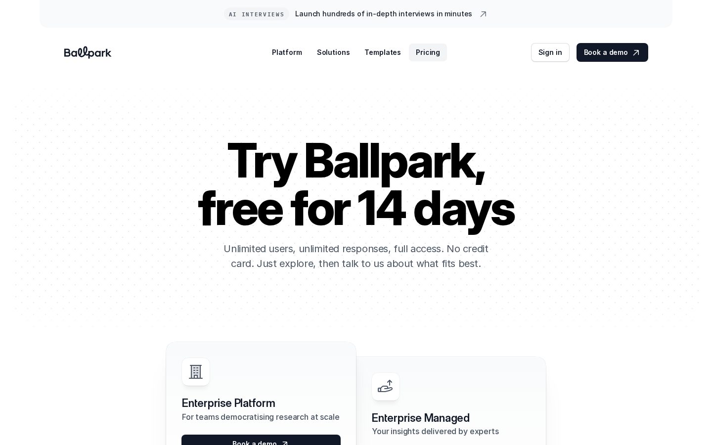 AI research creator Pricing