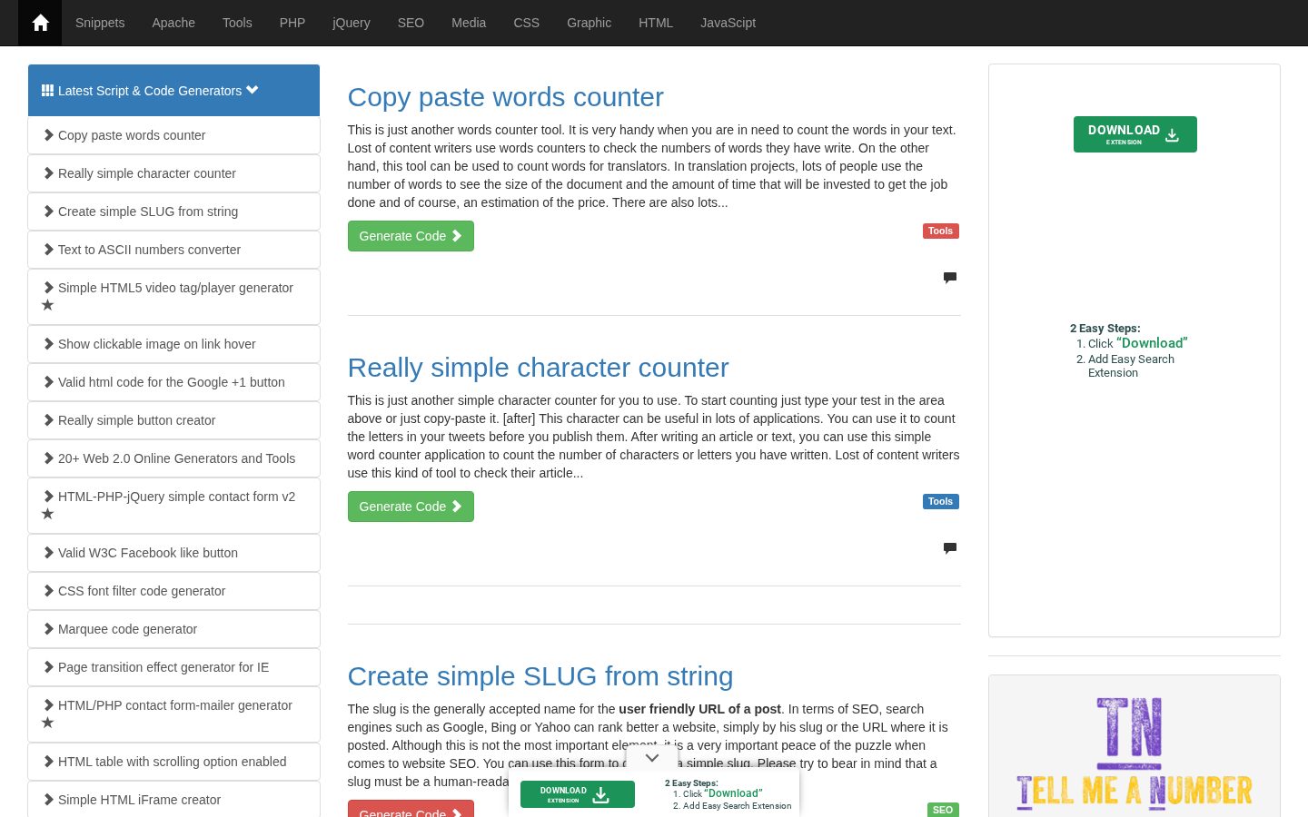 AI Script Generator Homepage