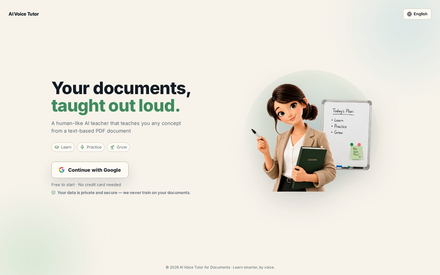 AI Sensei Homepage