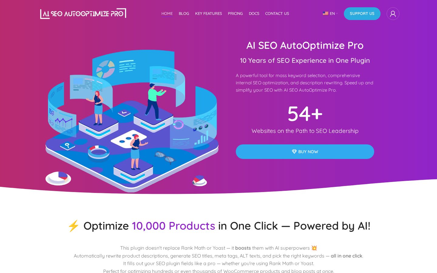 AI SEO AutoOptimize Pro Homepage