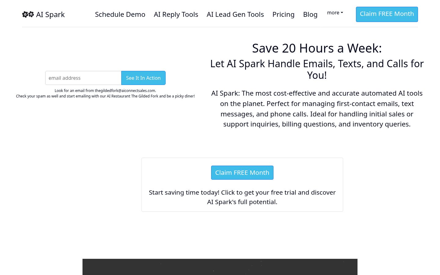 AI Spark Homepage