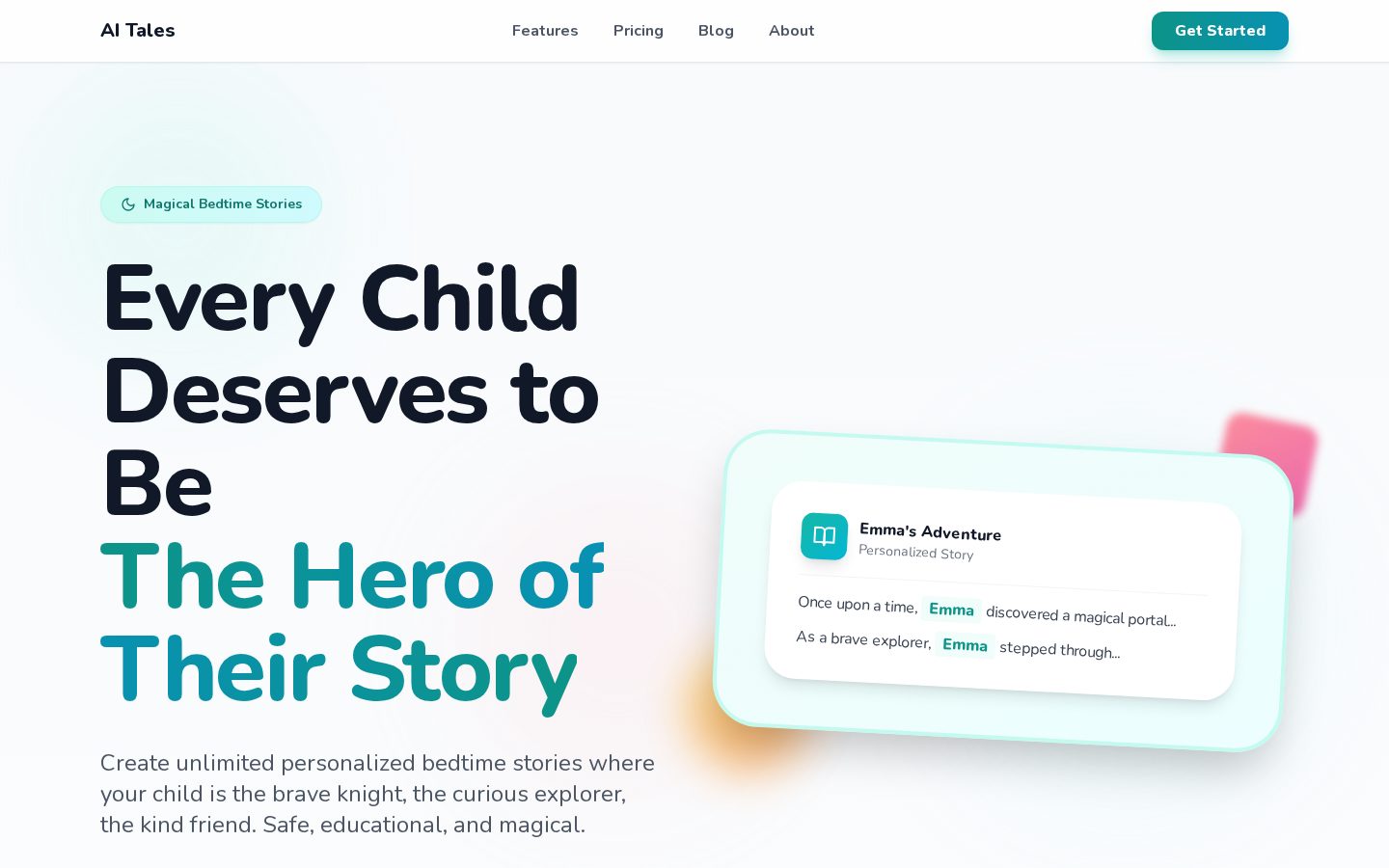 AI Tales Homepage