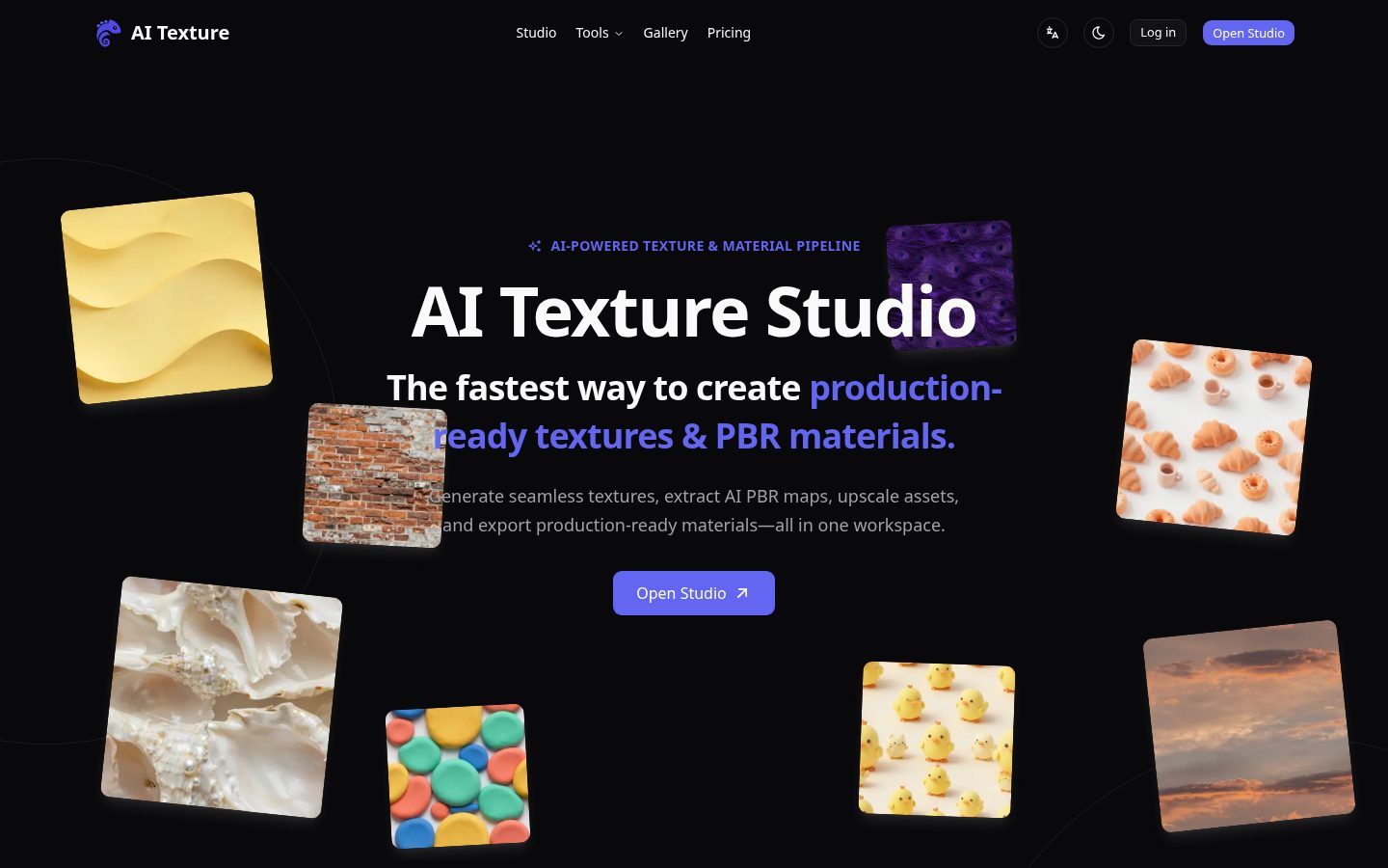 AI Texture Homepage
