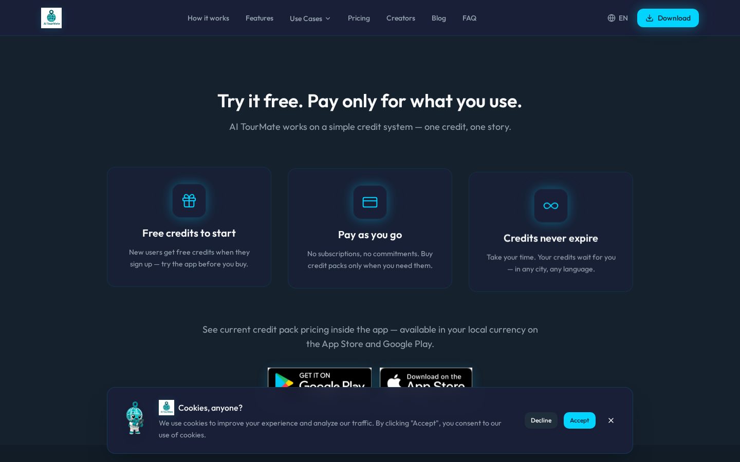 AI Tourmate Pricing