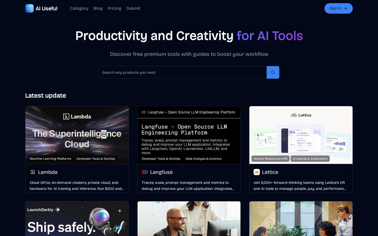 AI Useful Homepage