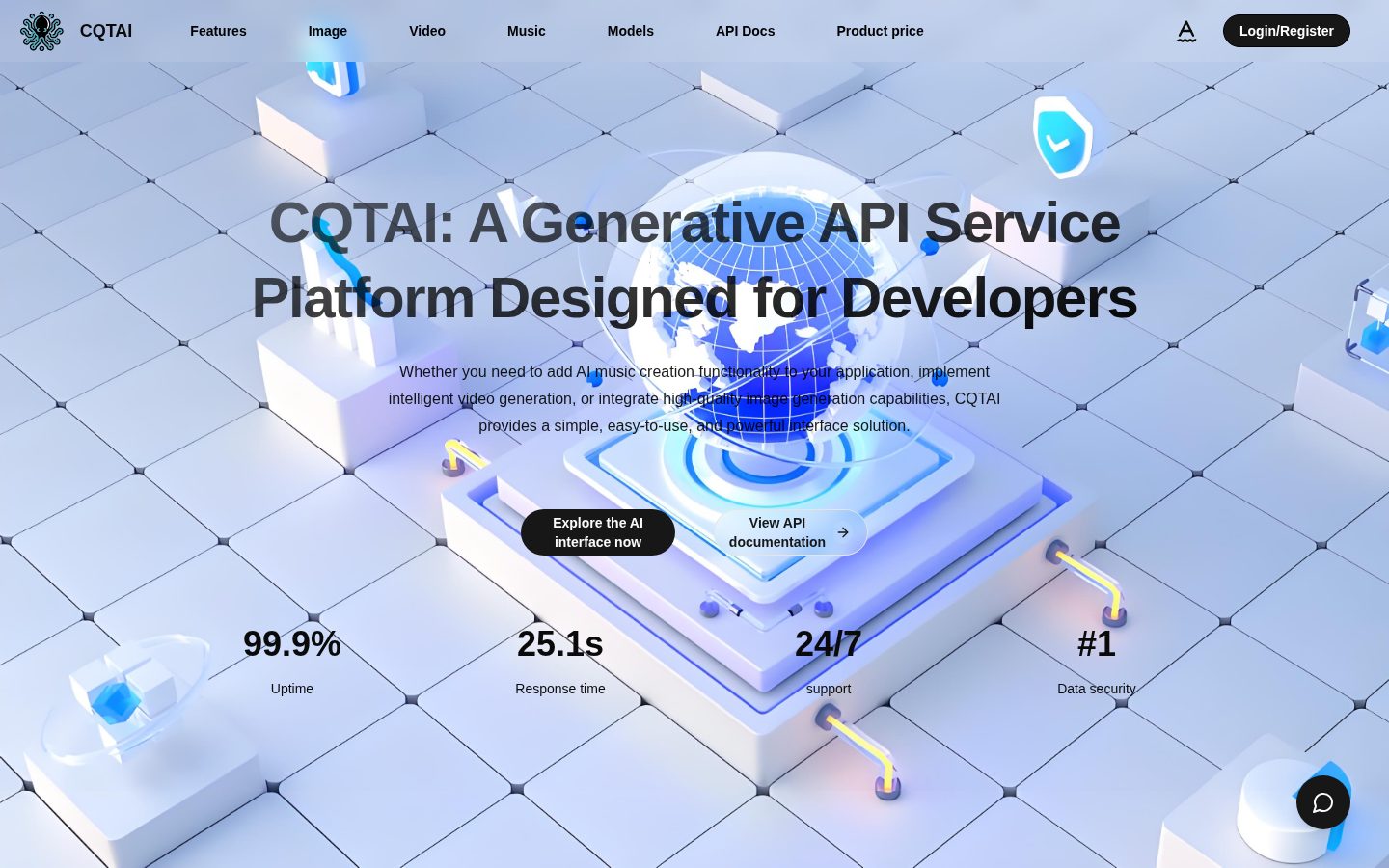 AI Video Api Homepage