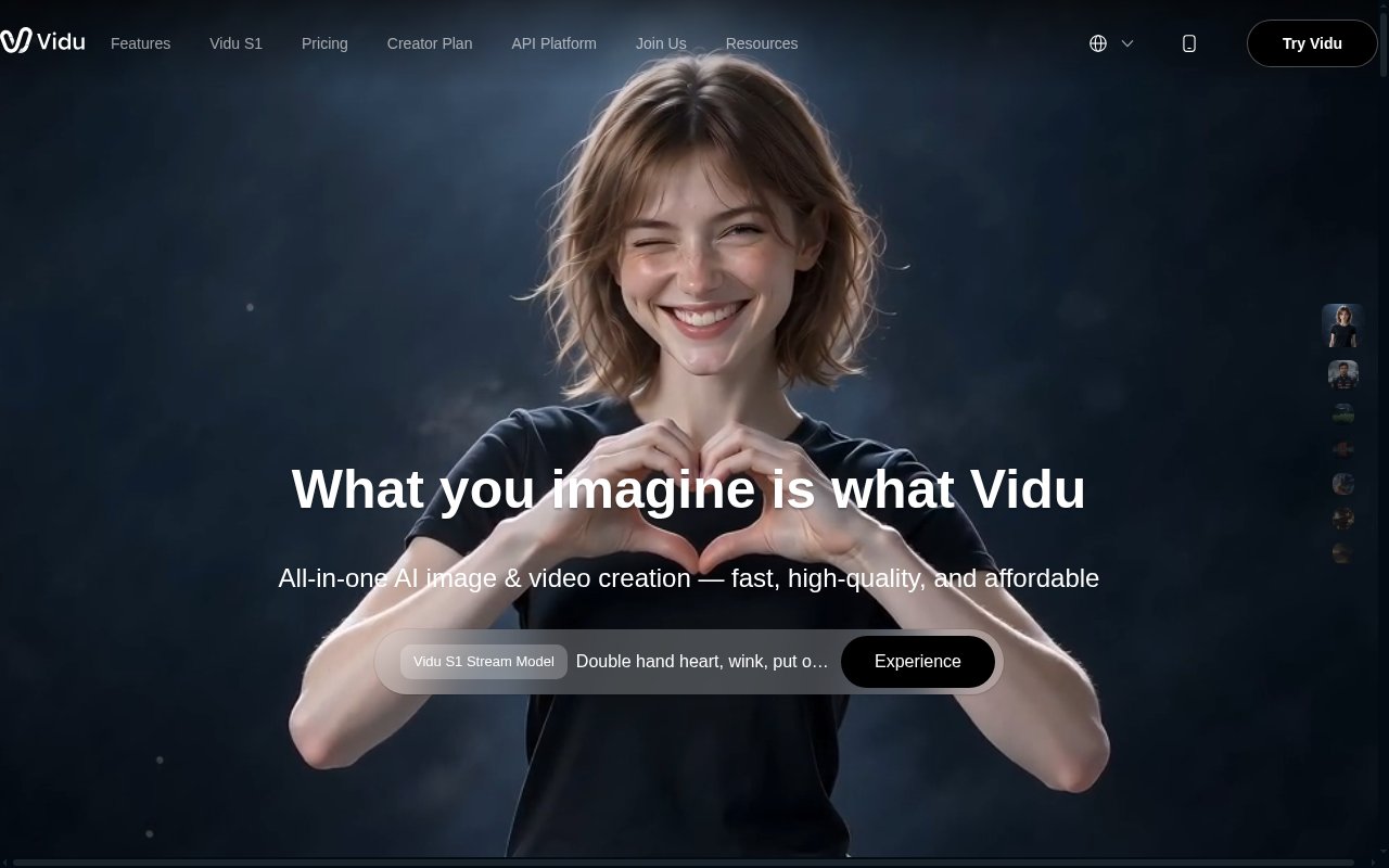 AI Video Generator for Text, Image & Reference Videos homepage