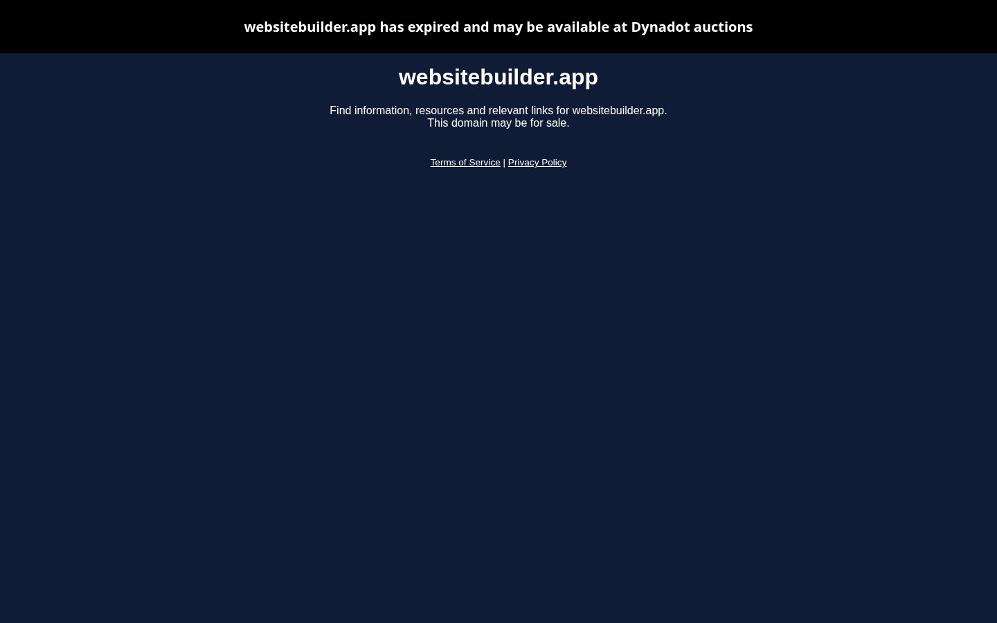AI Website Builder Homepage