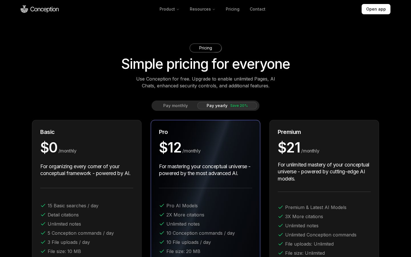 AI Workspace for Knowledge & Curiosity Pricing