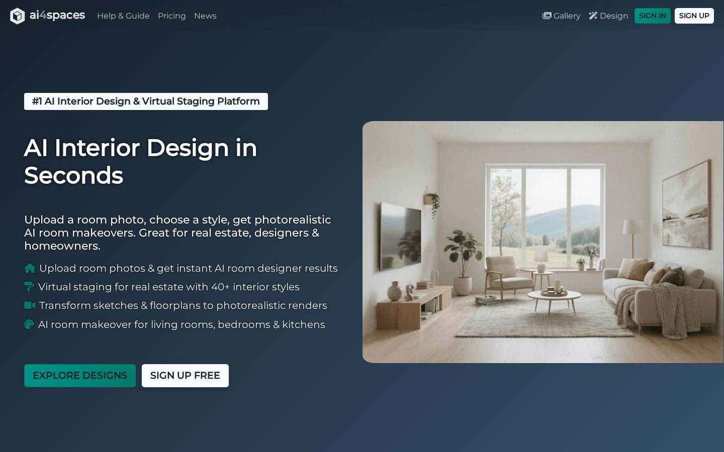 ai4spaces Homepage