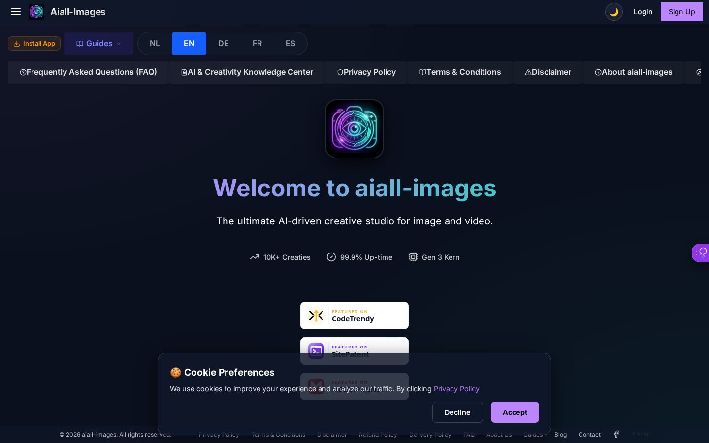 AiAll-images Homepage