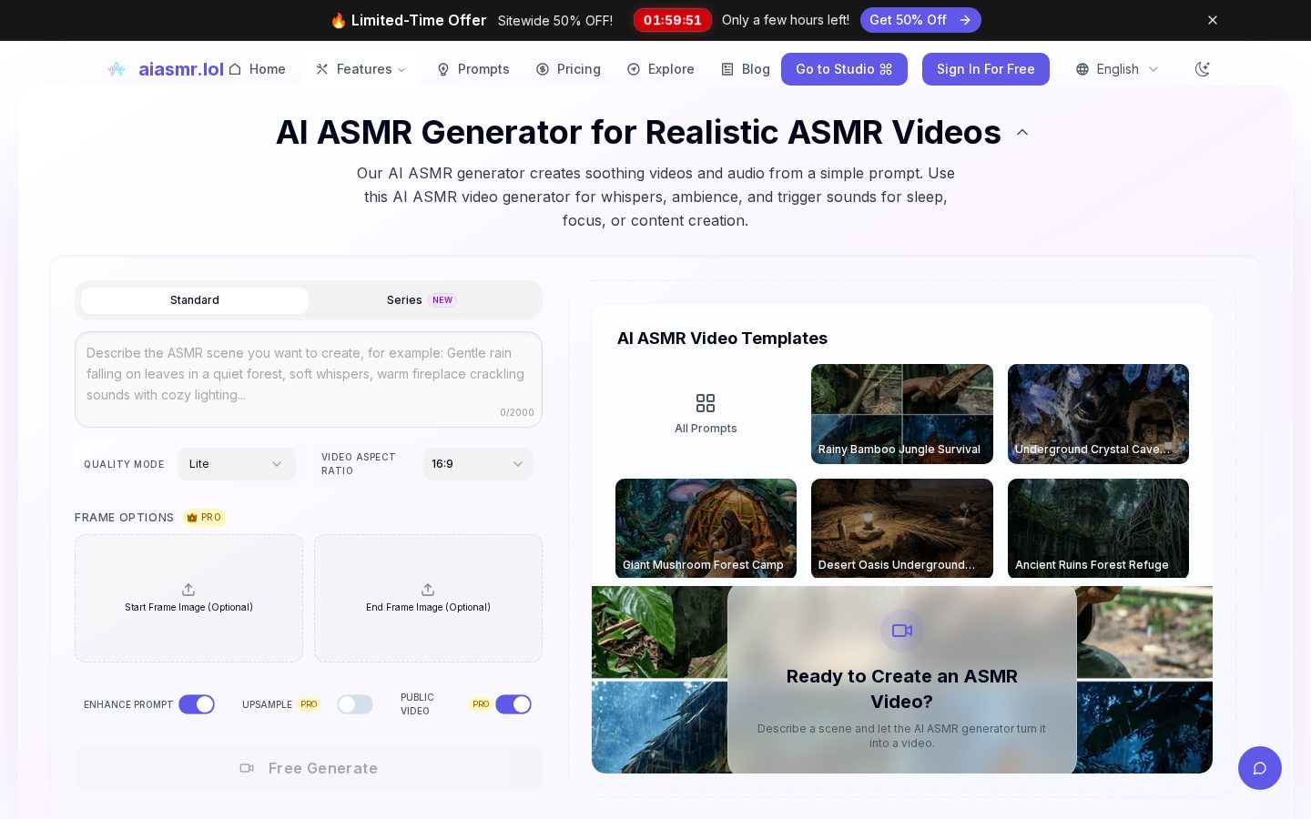 aiasmr.lol Homepage