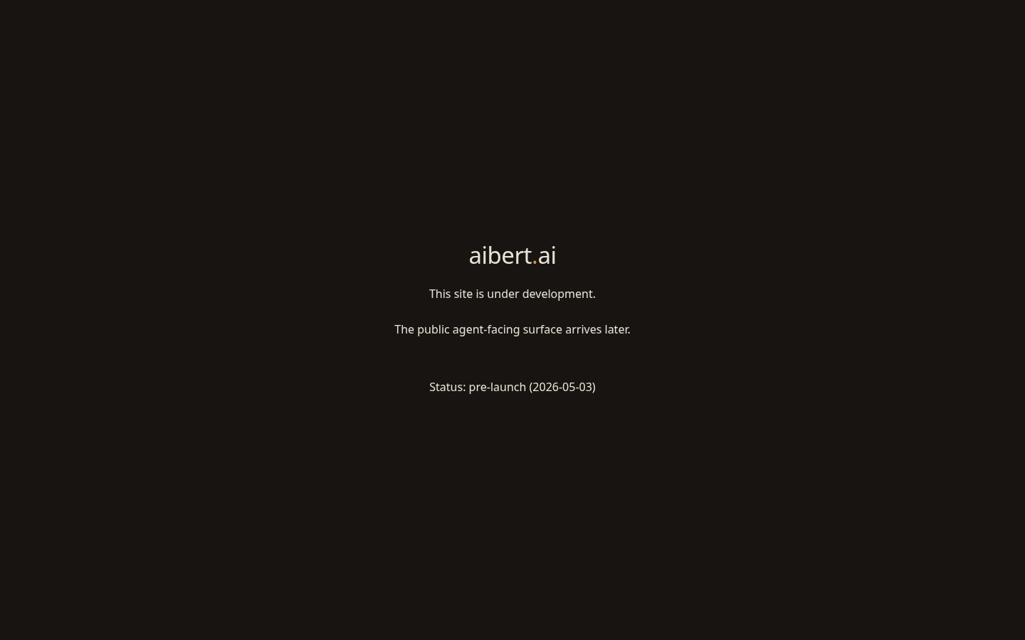 Aibert Homepage