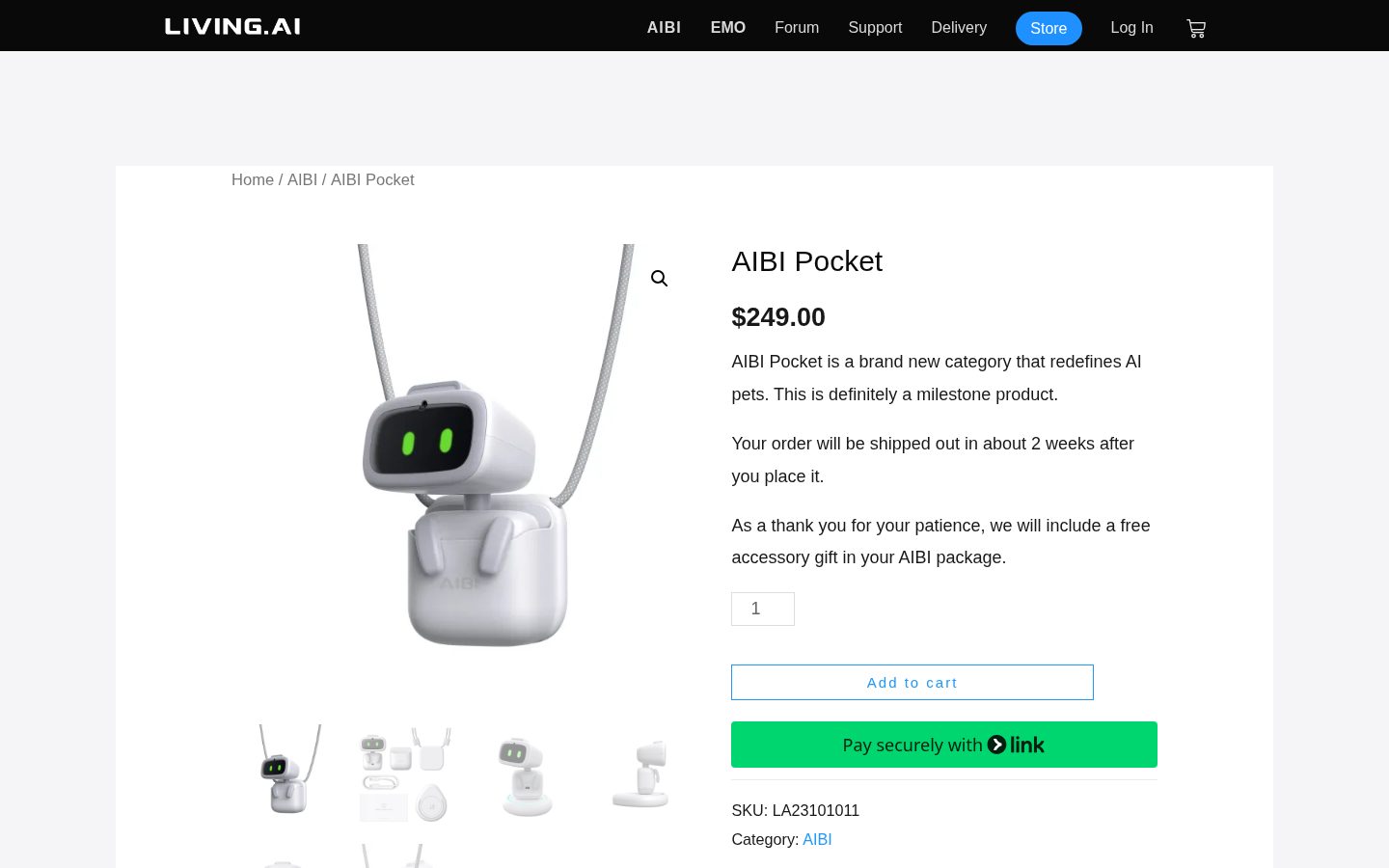 AIBI Pocket Homepage