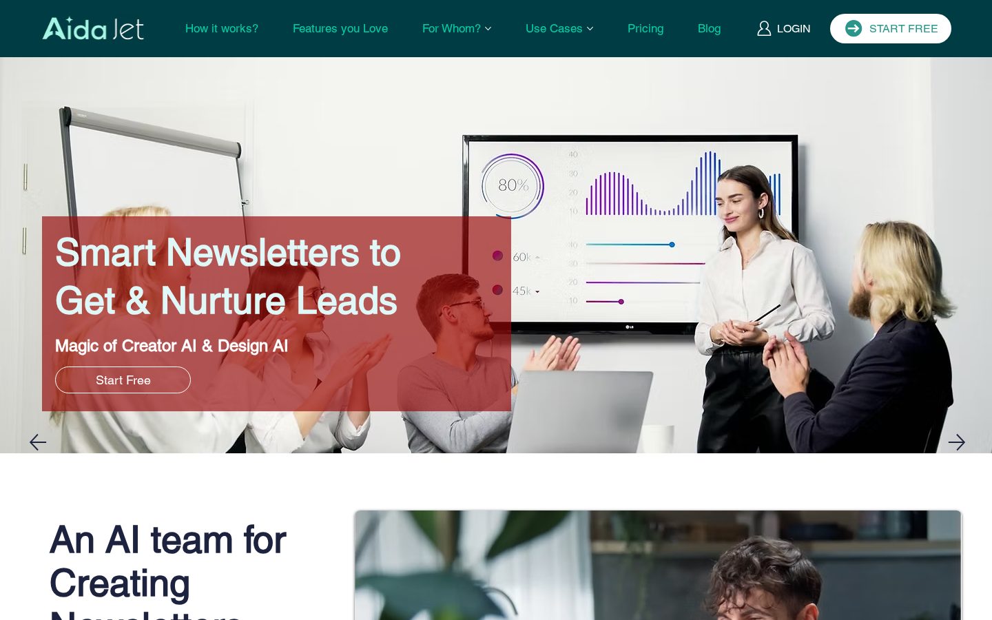 AidaJet Homepage