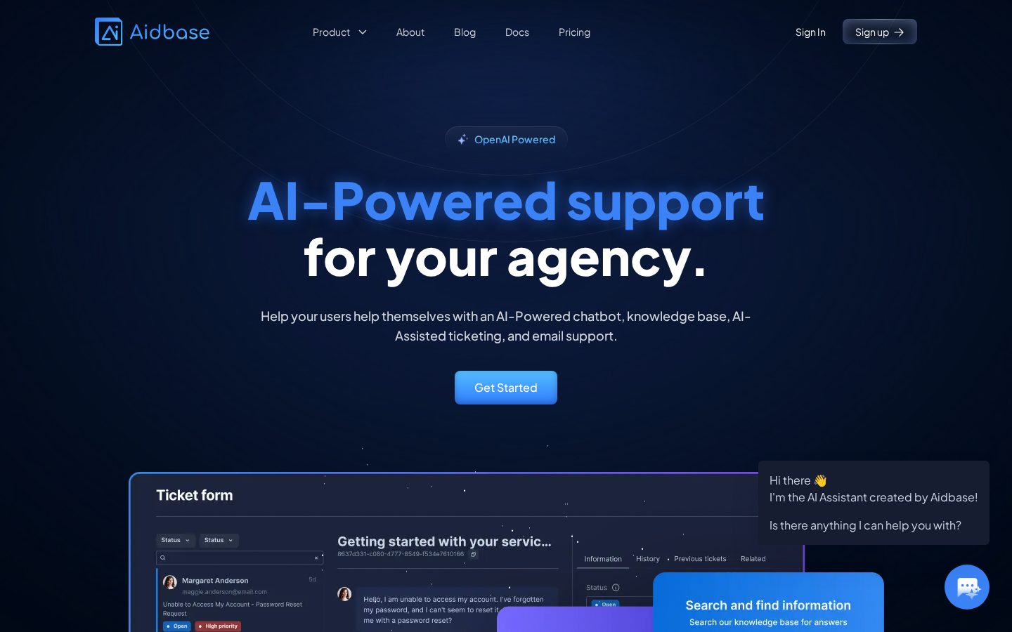 Aidbase Homepage