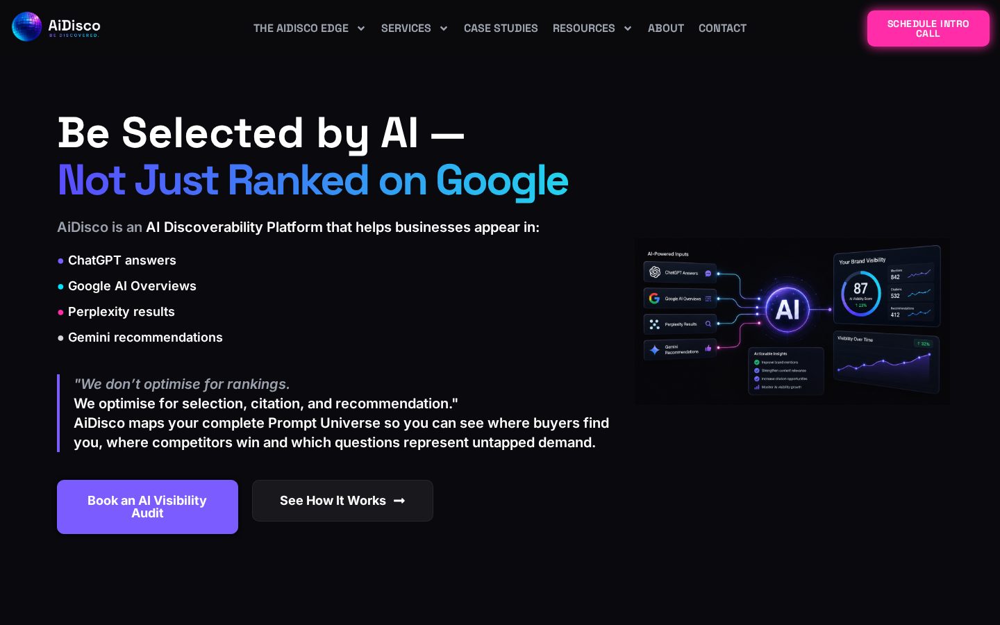 AiDisco Homepage