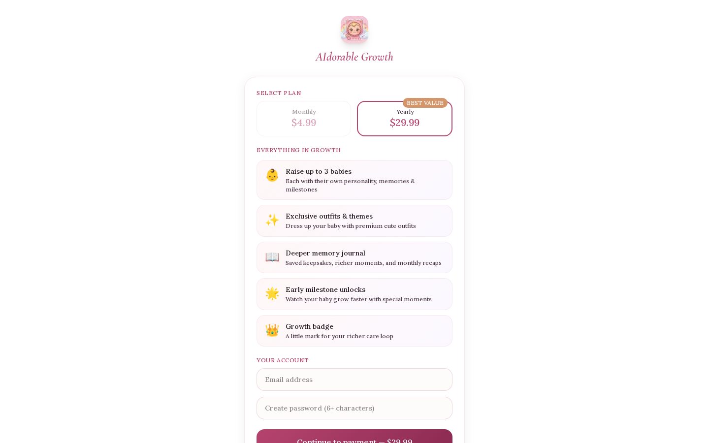 AIdorable Pricing