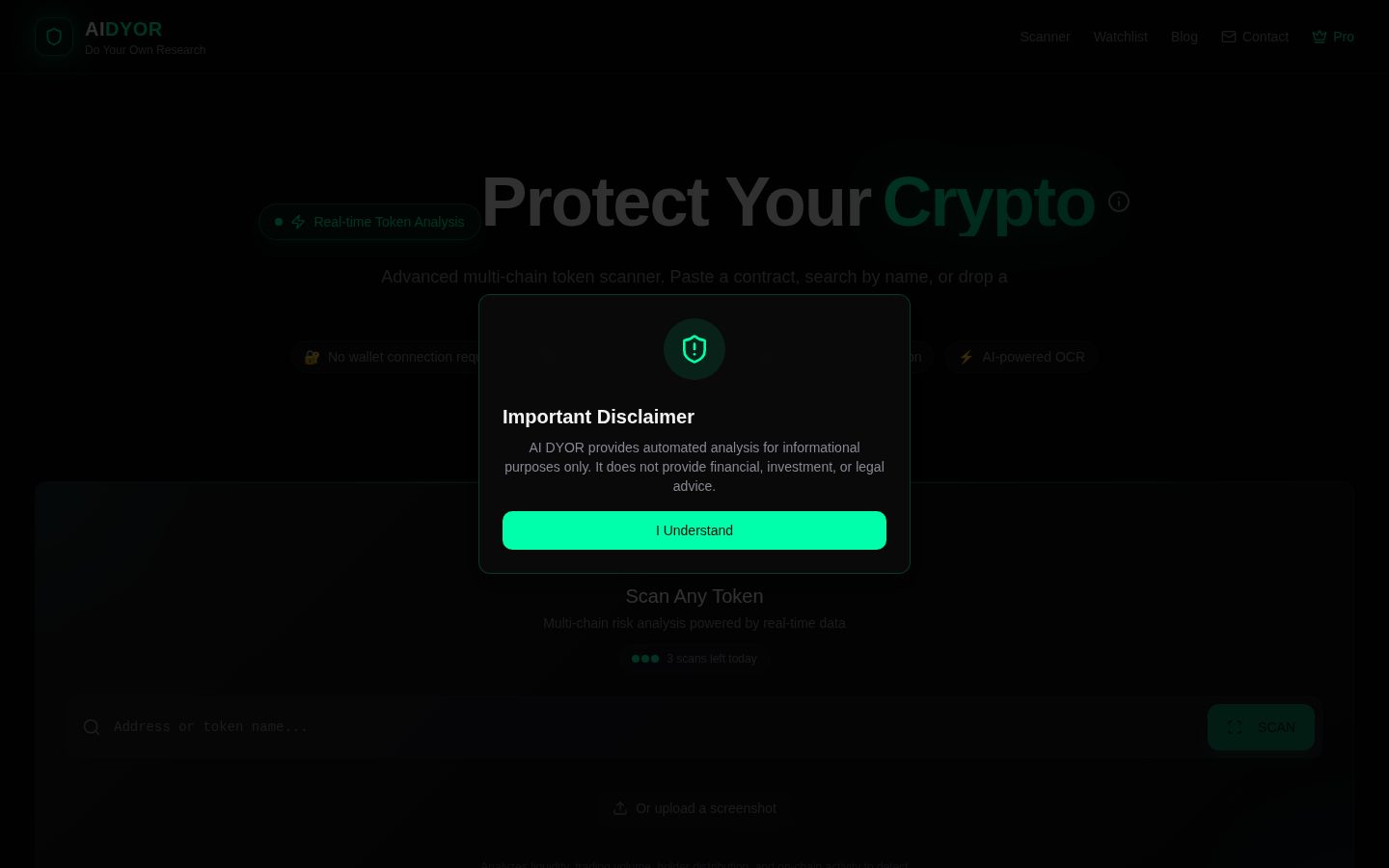 AIDYOR Homepage