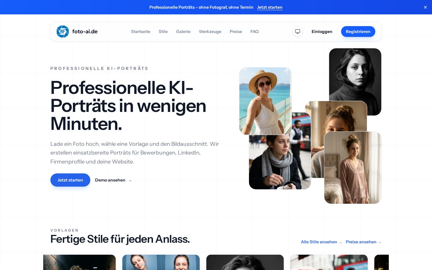 AIFotograf Homepage