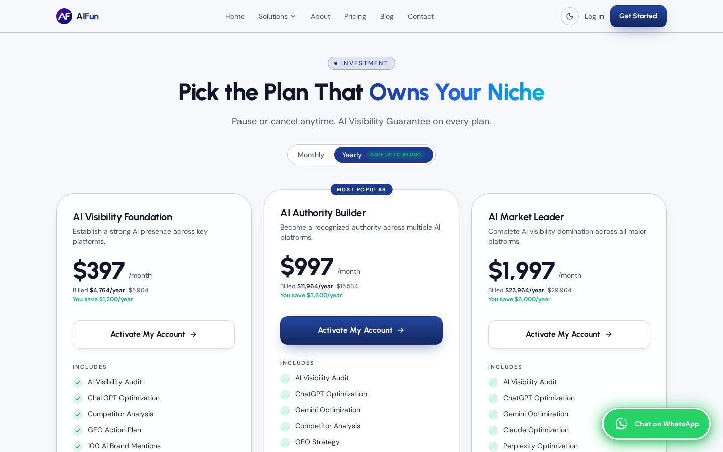 AIFun Pricing